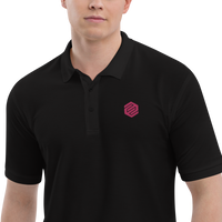 Polo with Pink Hex (Men's/Unisex)