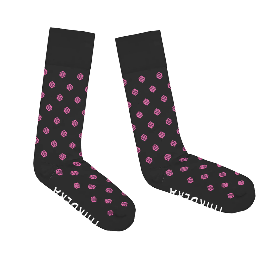 Thirdera Pink Hex Socks
